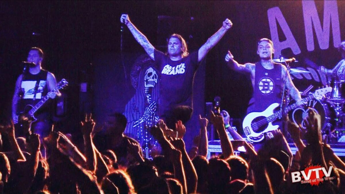 The Amity Affliction on stage