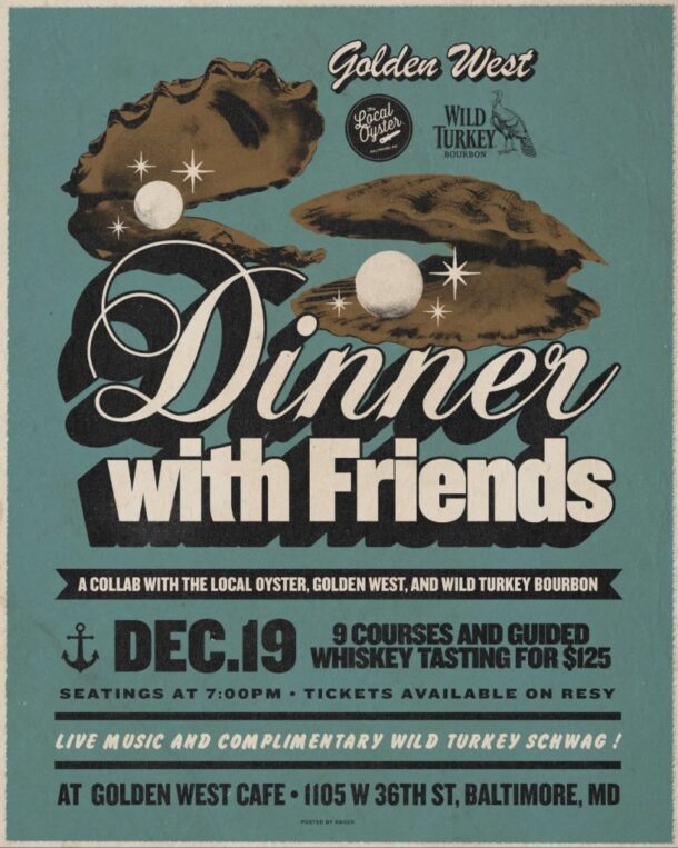 Golden West Dinner with Friends event flyer