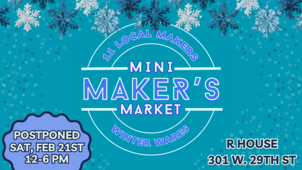 Mini Maker's Market - Winter Wares - event flyer