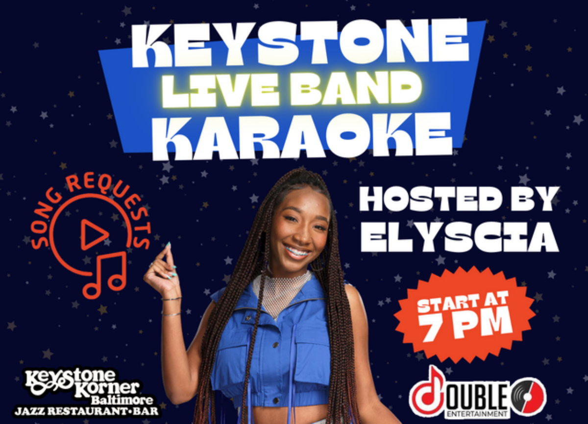 Keystone LIVE BAND Karaoke - Event flyer