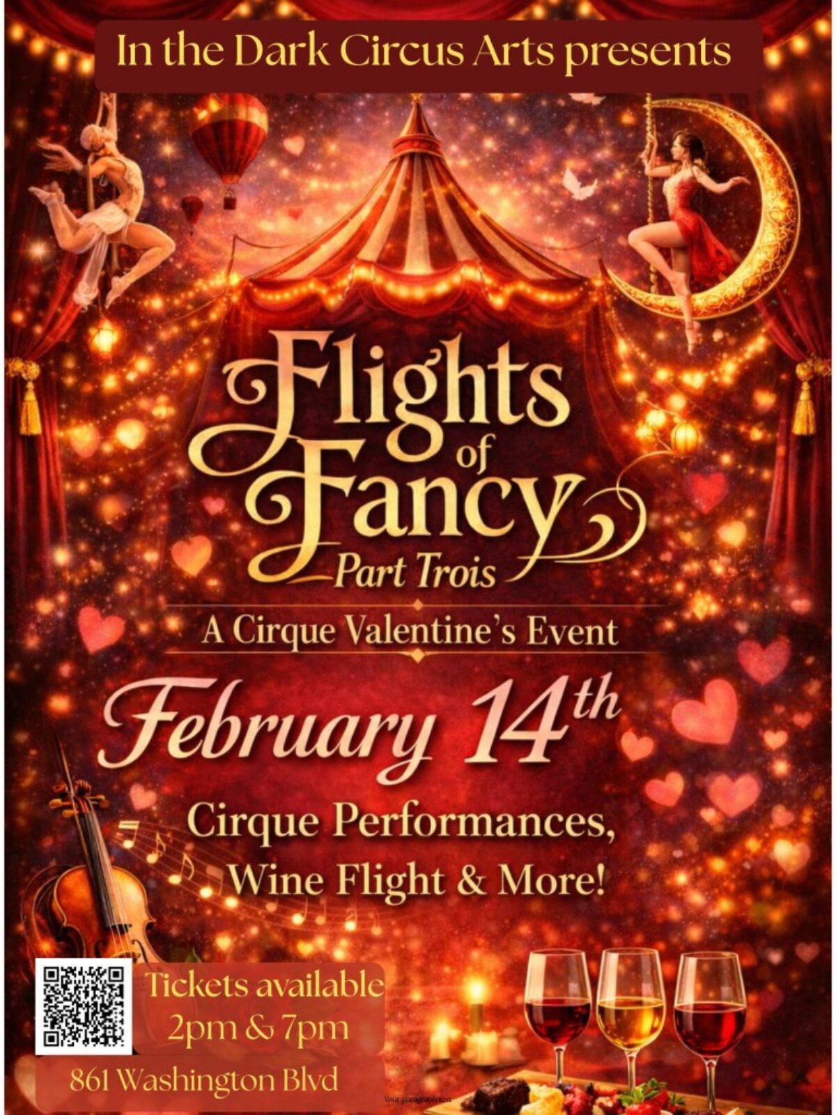 Flights of Fancy - event flyer