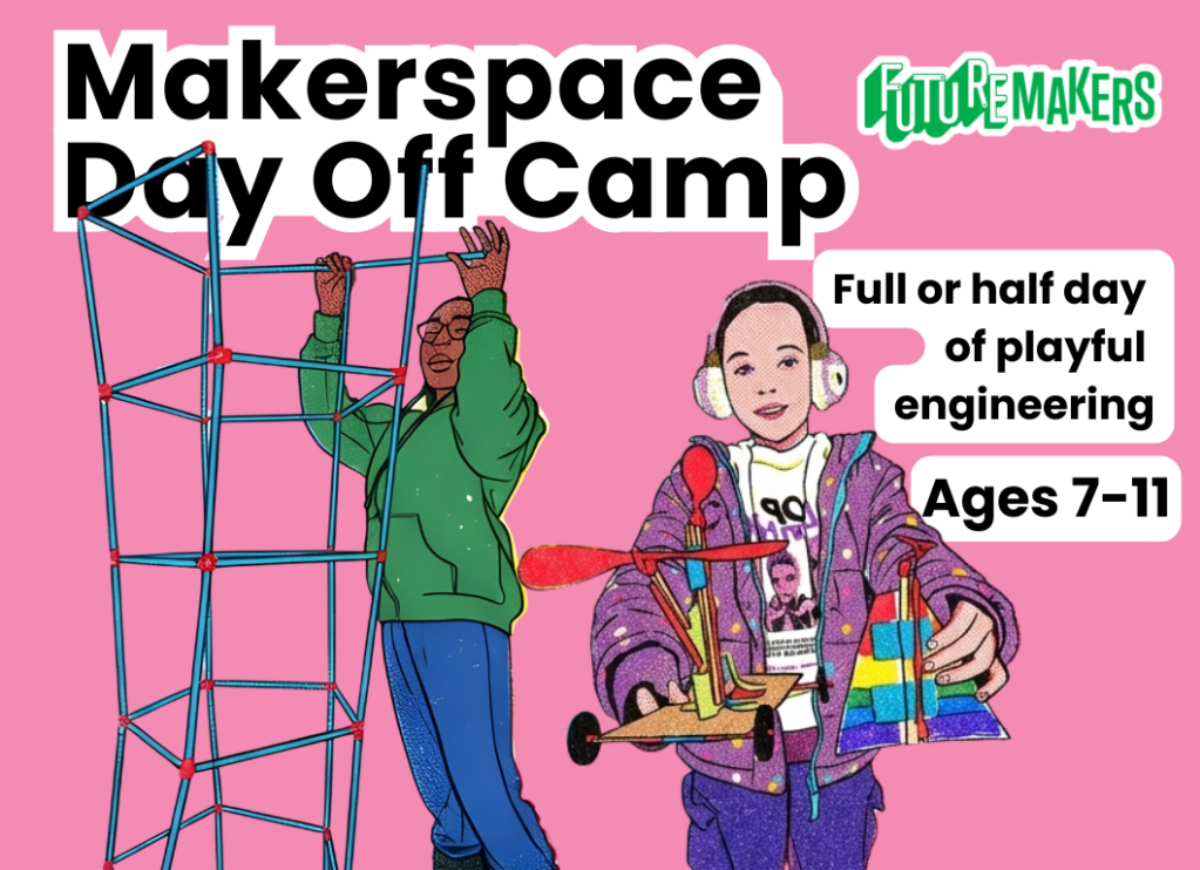 Makerspace Day Off: Circuits and Drawing Machines (Ages 7 - 11) - event flyer