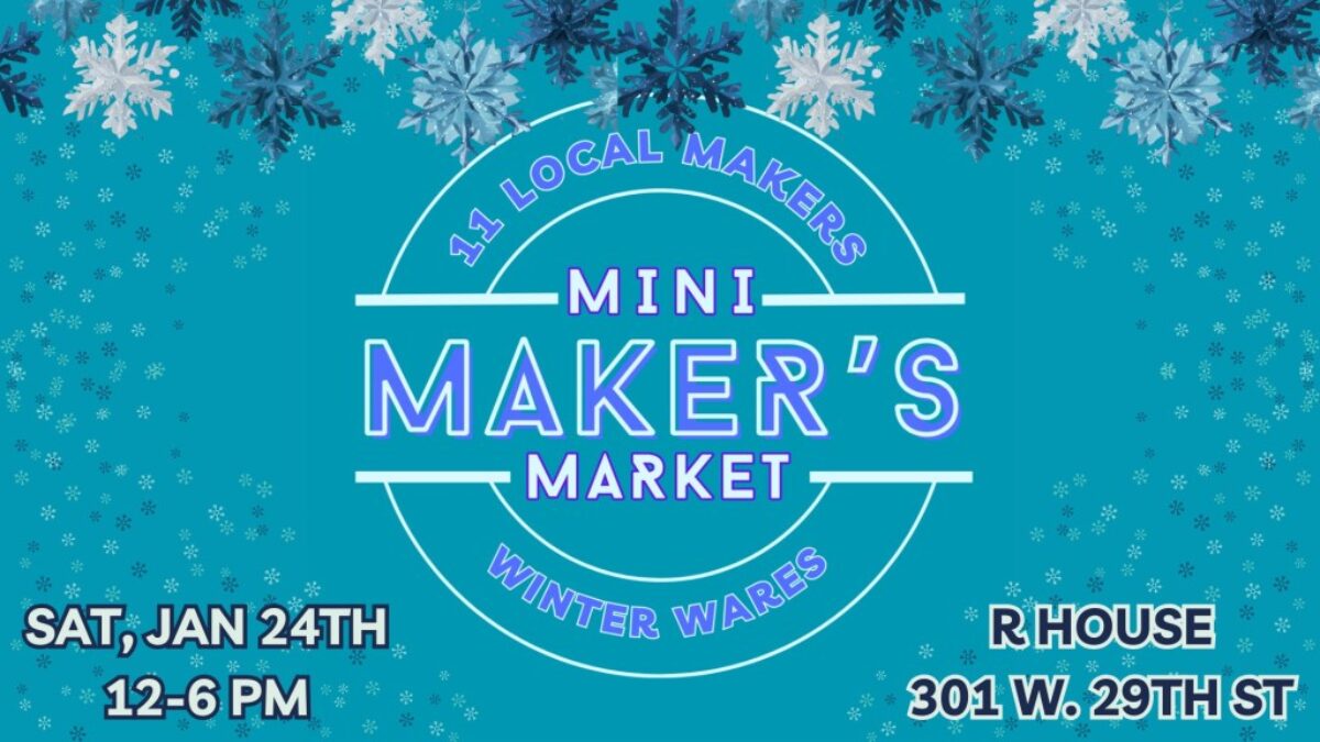 Mini Maker's Market - Winter Wares - Event flyer