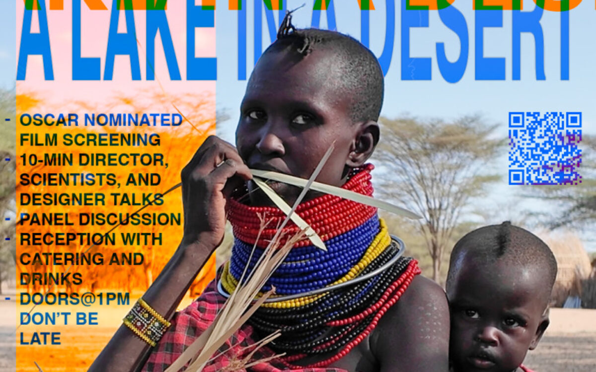 A Lake in A Desert - Finale Event 1/22 @ MICA, Brown Center - Film Screening, Director and Scientists Talks, Panel Discussion, and Reception - event flyer