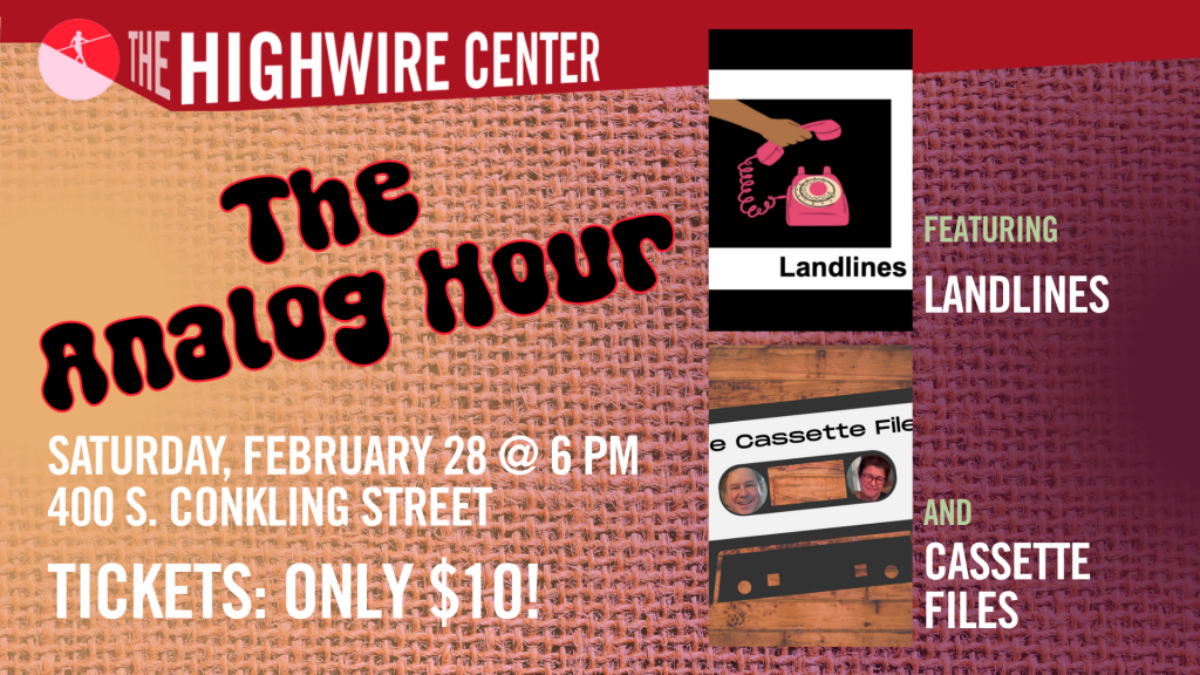 Analog Hour: Improv at The Highwire Center! - Event flyer