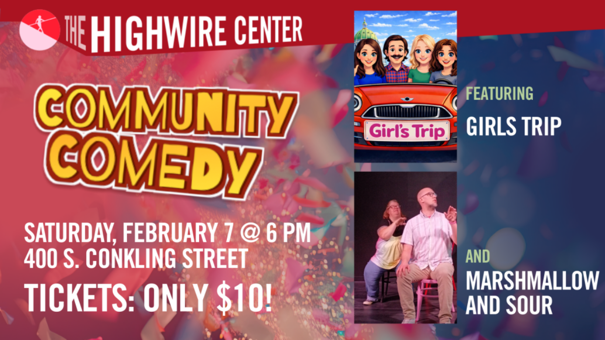 Community Comedy: Improv at The Highwire Center! Event flyer
