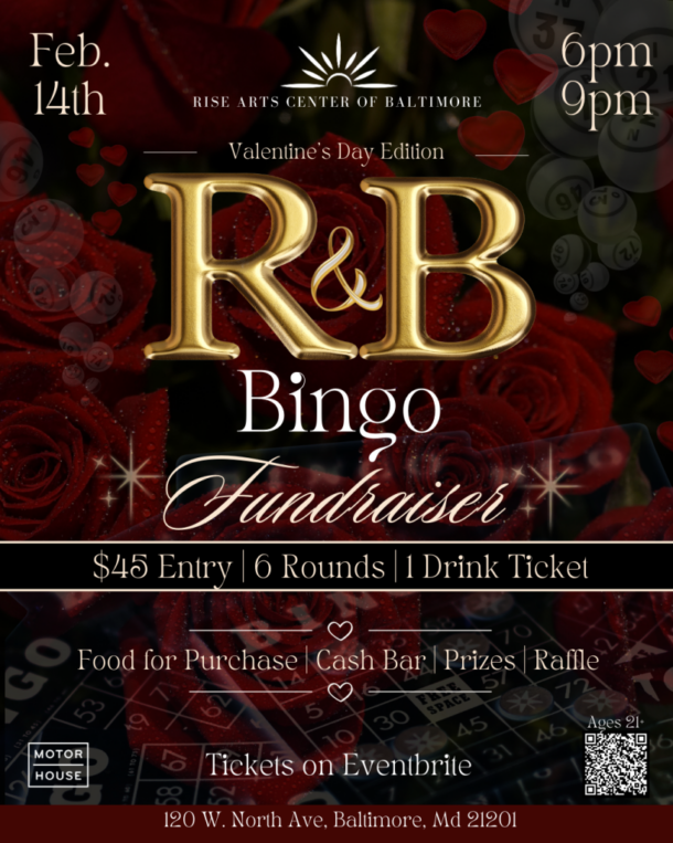R&B Bingo: Valentine's Day Edition Fundraiser - Event flyer
