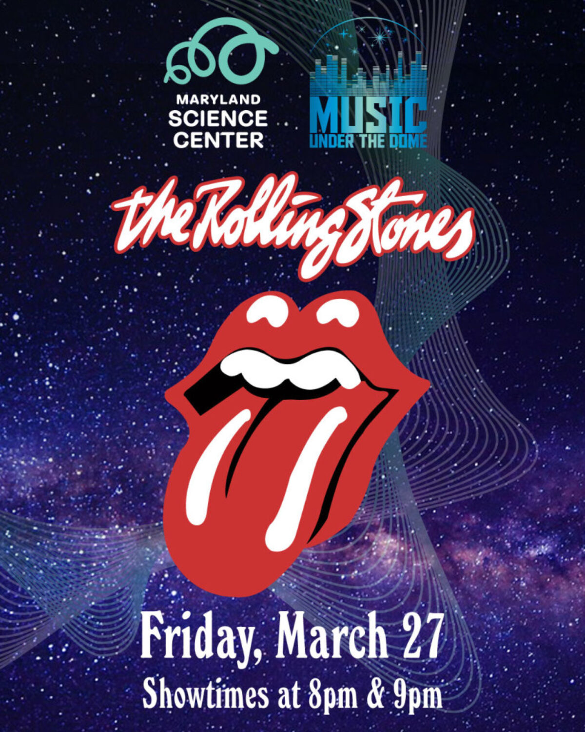 Music Under the Dome: The Rolling Stones - event flyer