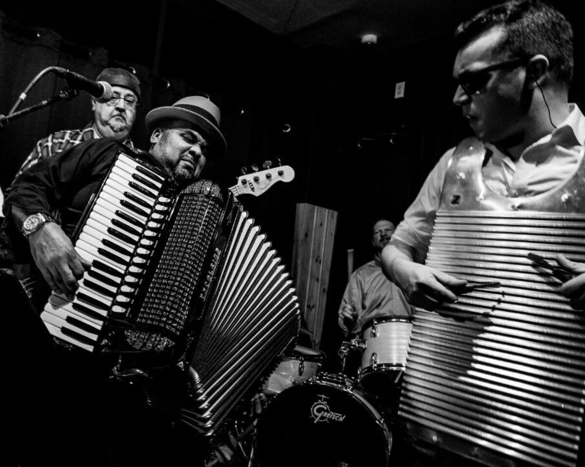 Corey Arceneaux and The Zydeco Hot Peppers performing