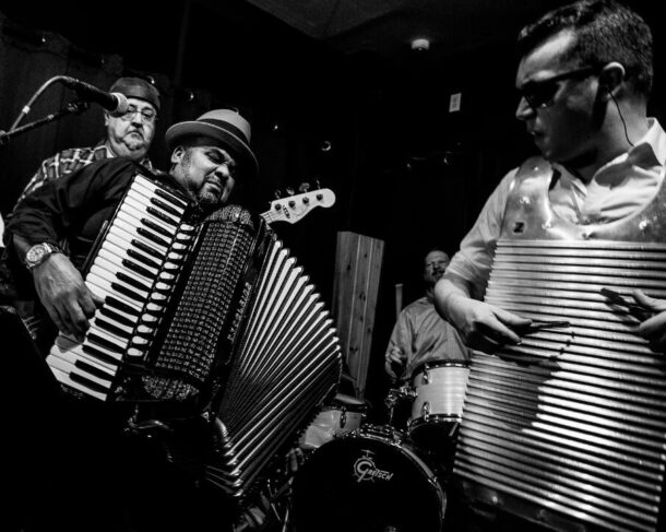 Corey Arceneaux and The Zydeco Hot Peppers performing