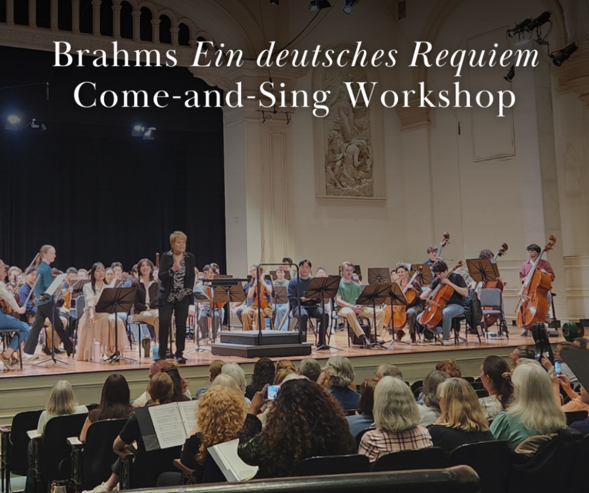 Brahms Requiem Come-and-Sing - event flyer