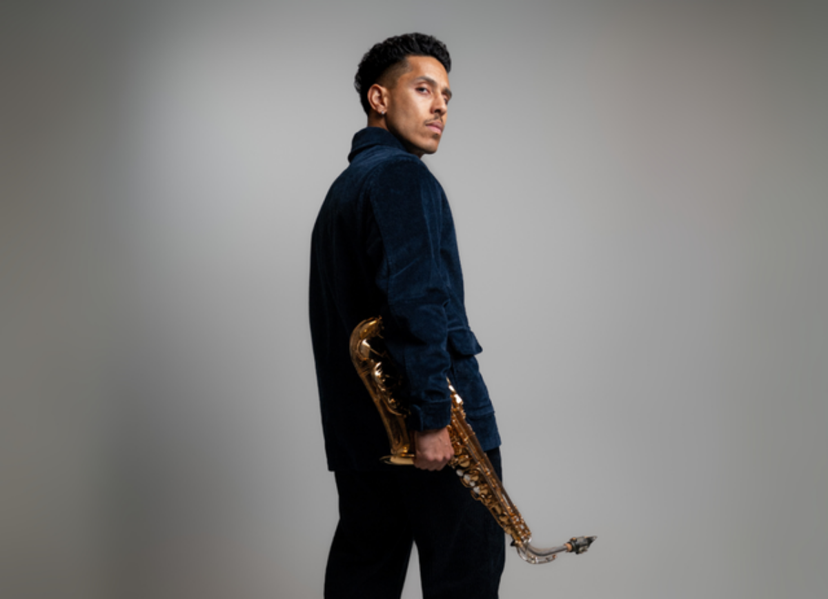 Jonathan Suazo with sax