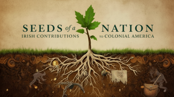 Seeds of a Nation: Irish Contributions to Colonial America - Event flyer