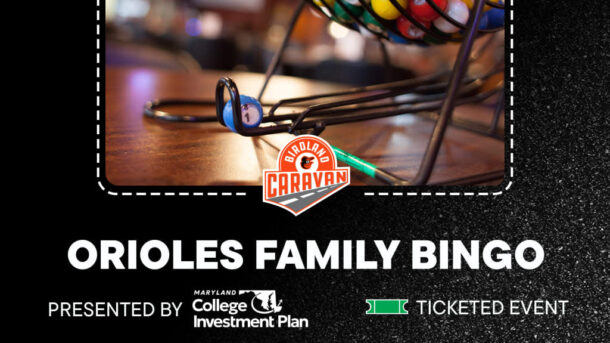 Birdland Caravan: Orioles Family Bingo in Sykesville - Event flyer