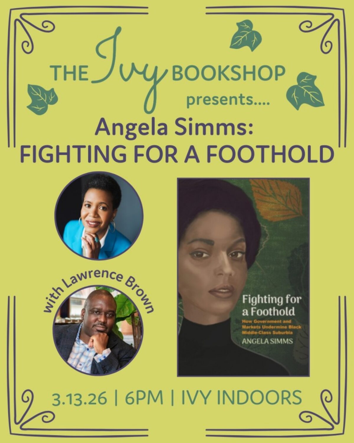 Angela Simms with Lawrence Brown: FIGHTING FOR A FOOTHOLD