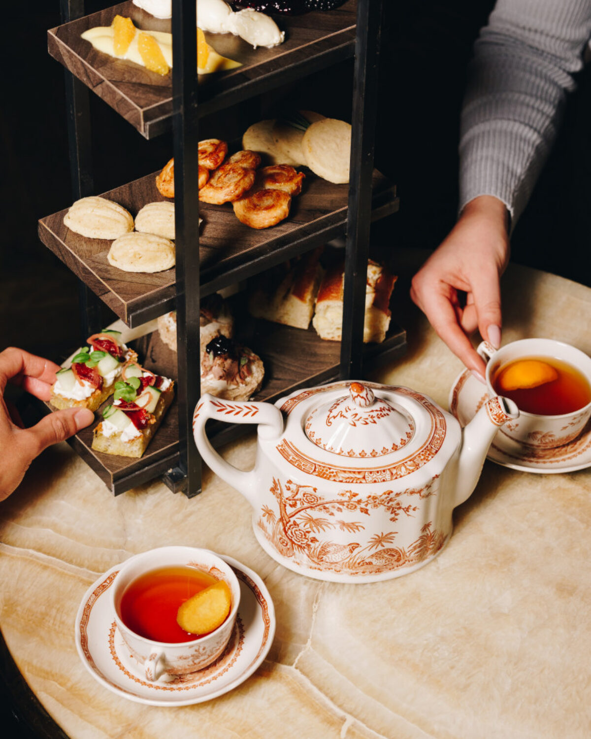 Tea and tea sandwiches