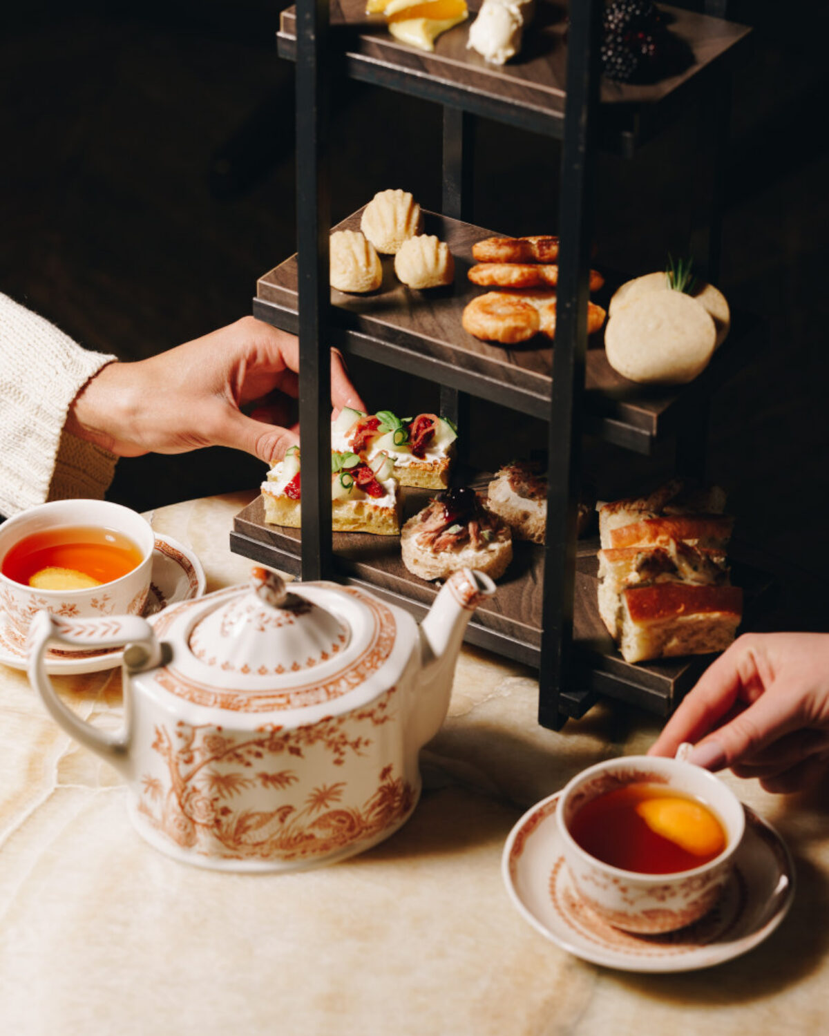 Tea and tea sandwiches