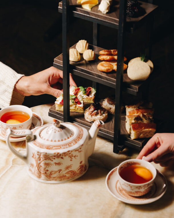 Tea and tea sandwiches