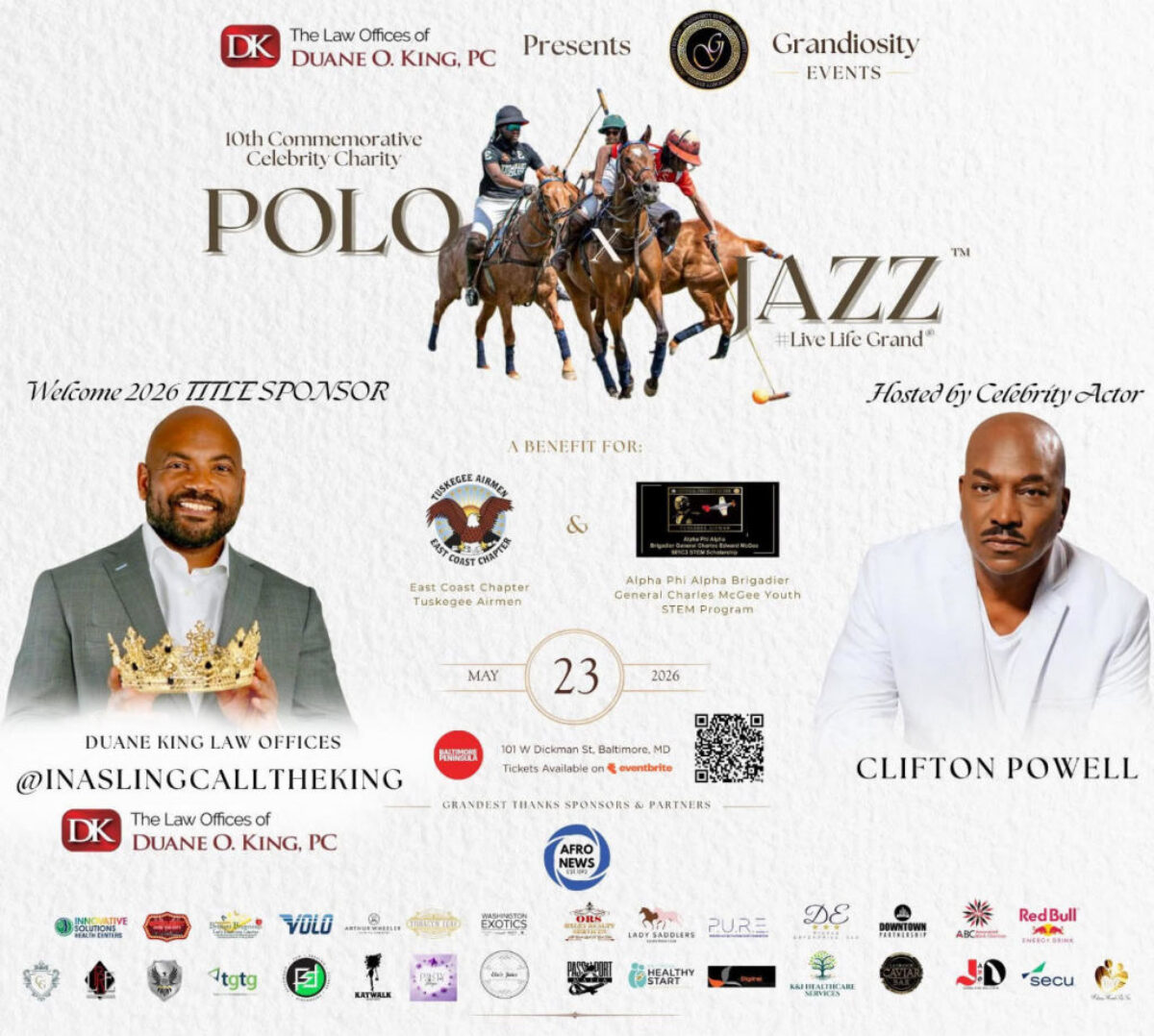 Grandiosity Events 10th Annual Charity And Celebrity POLOxJAZZ Celebrates A Decade Of Culture, Luxury and Philanthropy
