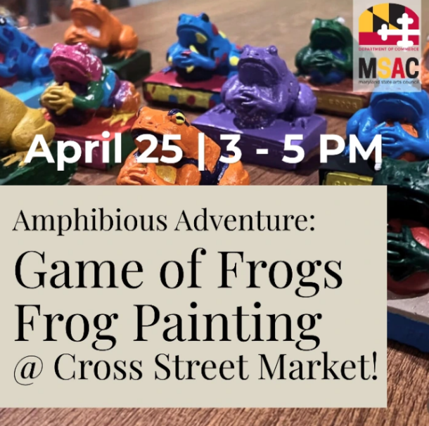 Amphibious Adventure: Game of Frogs Painting (April 25)