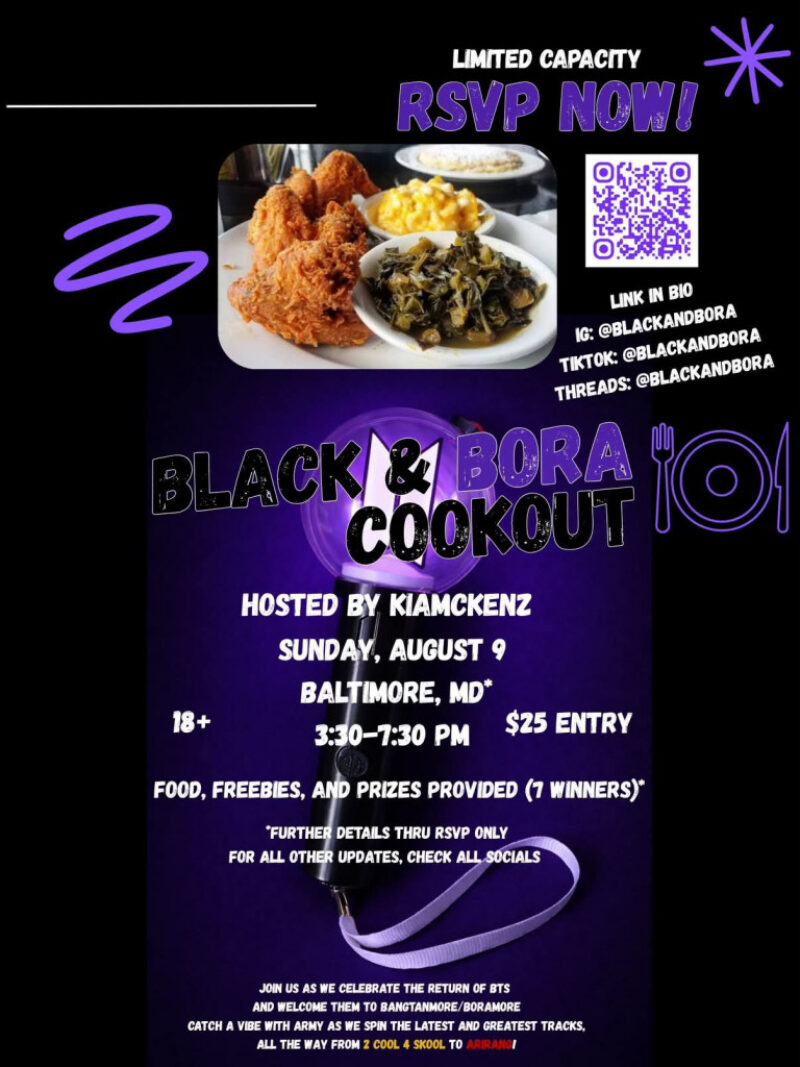 Black & Bora Cookout (18+)