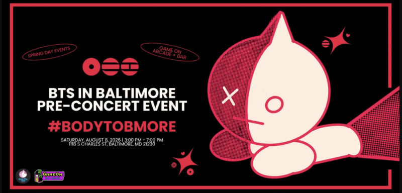 #BODYTOBMORE BTS in Baltimore Pre-Concert Party