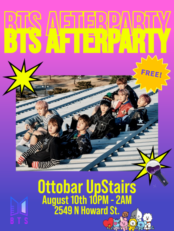BTS AFTERPARTY at Ottobar (21+)