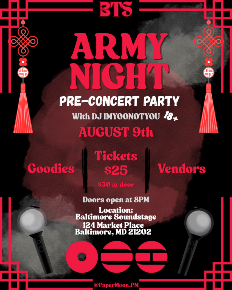 BTS Army Night : Pre-Concert Party (18+)