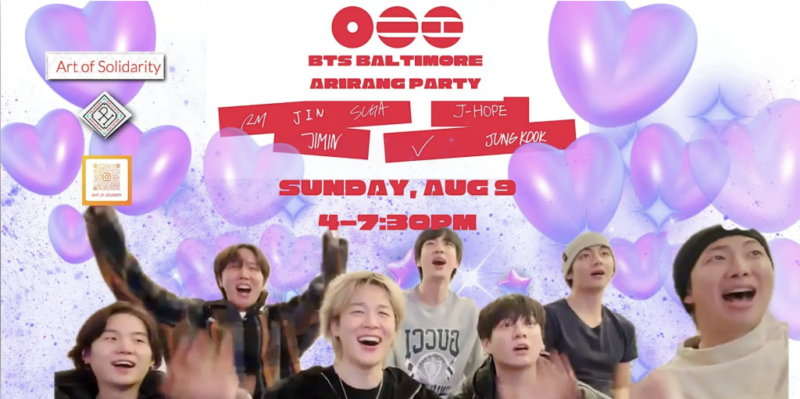 BTS Baltimore ARIRANG Party!