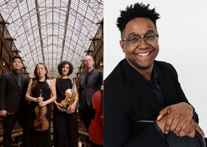 Verona Quartet & Steven Banks, saxophone at Shriver Hall Concert